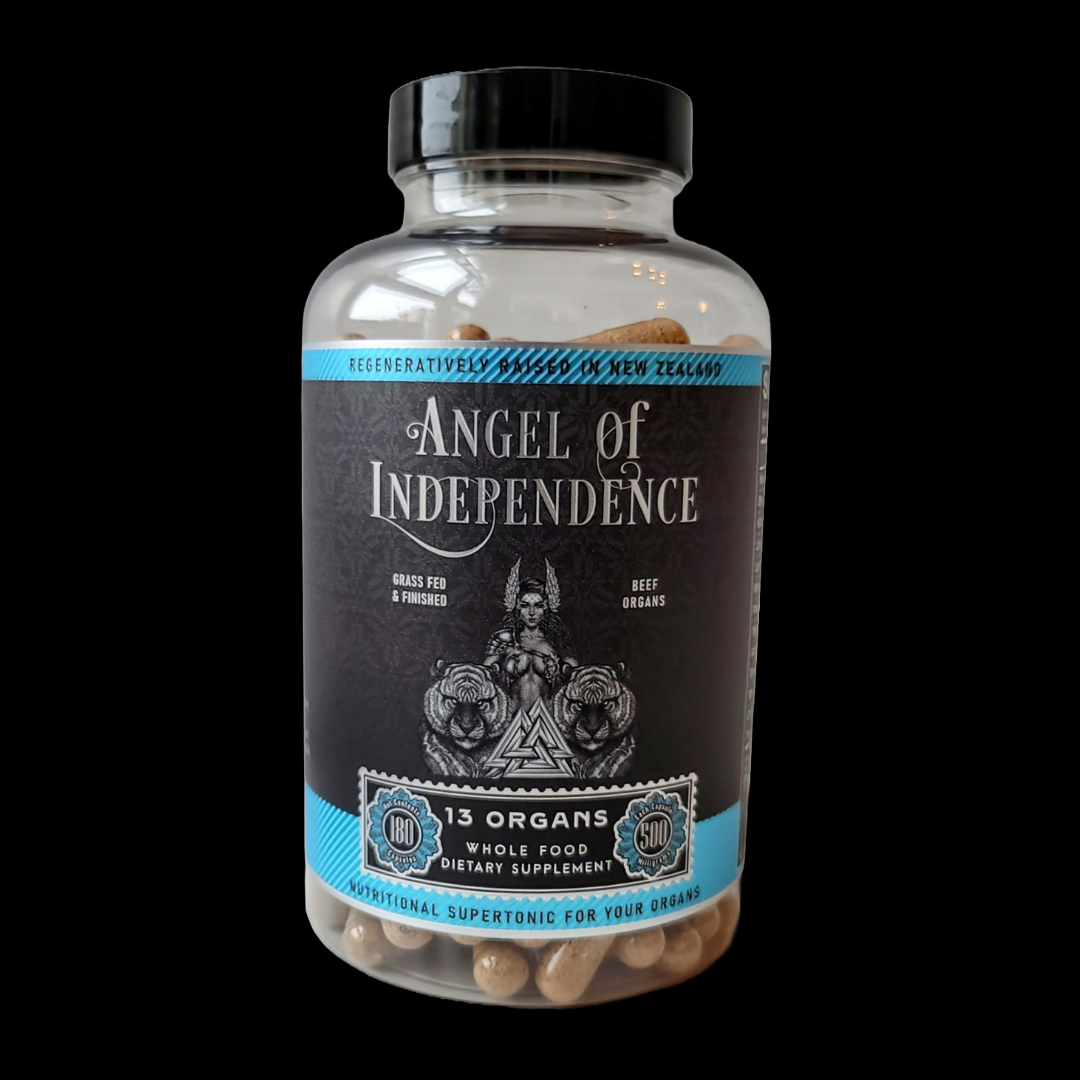 Angel of Independence - 13 ORGANS - New Zealand Grass Fed/Finished Beef Organ Supplement