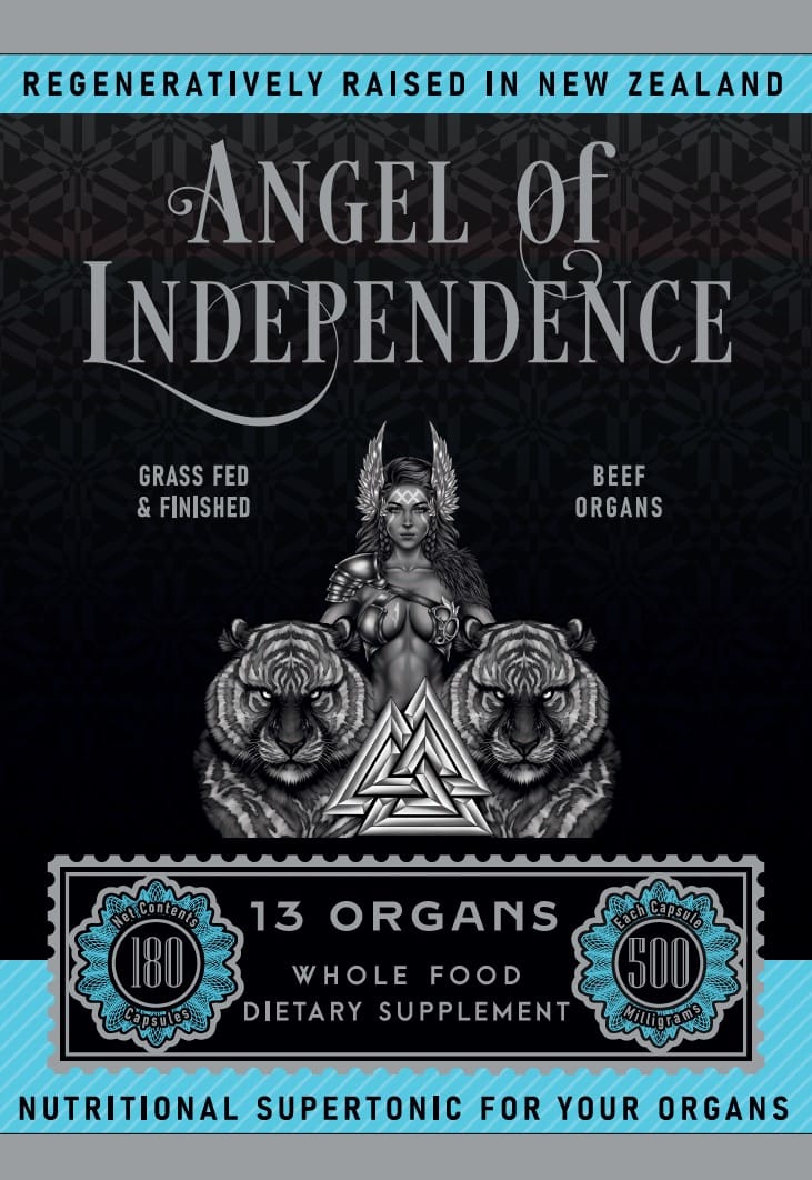 Angel of Independence - 13 ORGANS - New Zealand Grass Fed/Finished Beef Organ Supplement